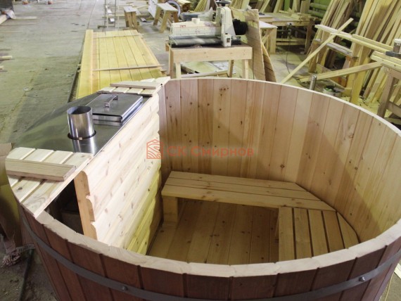 Купель на террасе