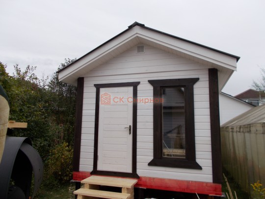 Октябрь 2020 - баня из бруса №101