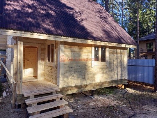 Февраль 2023 - баня из бруса №134