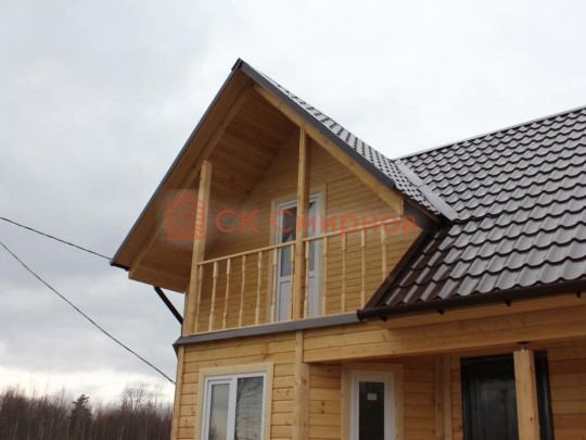Апрель 2015 - дом из бруса №7