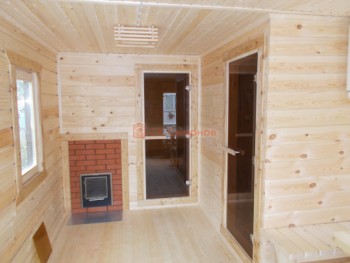 Фото №29: баня из бруса 101