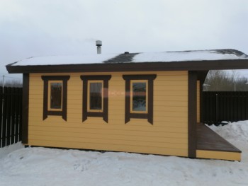 Фото №26: баня из бруса 133