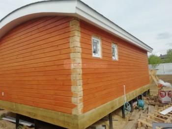 Фото №77: баня из бруса 70