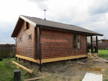 Фото №5: баня из бруса 87